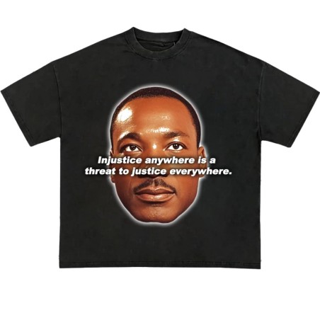 Martin Luther King premium heavyweight black tee